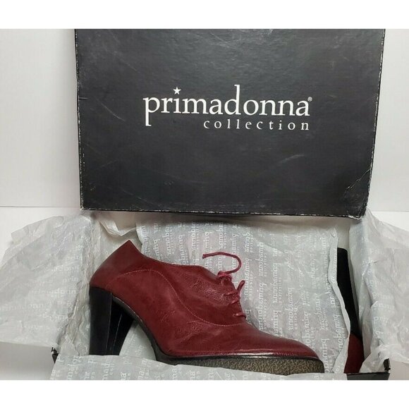 PRIMADONNA COLLECTION WOMEN SIZE EURO 40 MAROON  4 IN HEELS  NEW / BOX 03725 - Picture 11 of 12